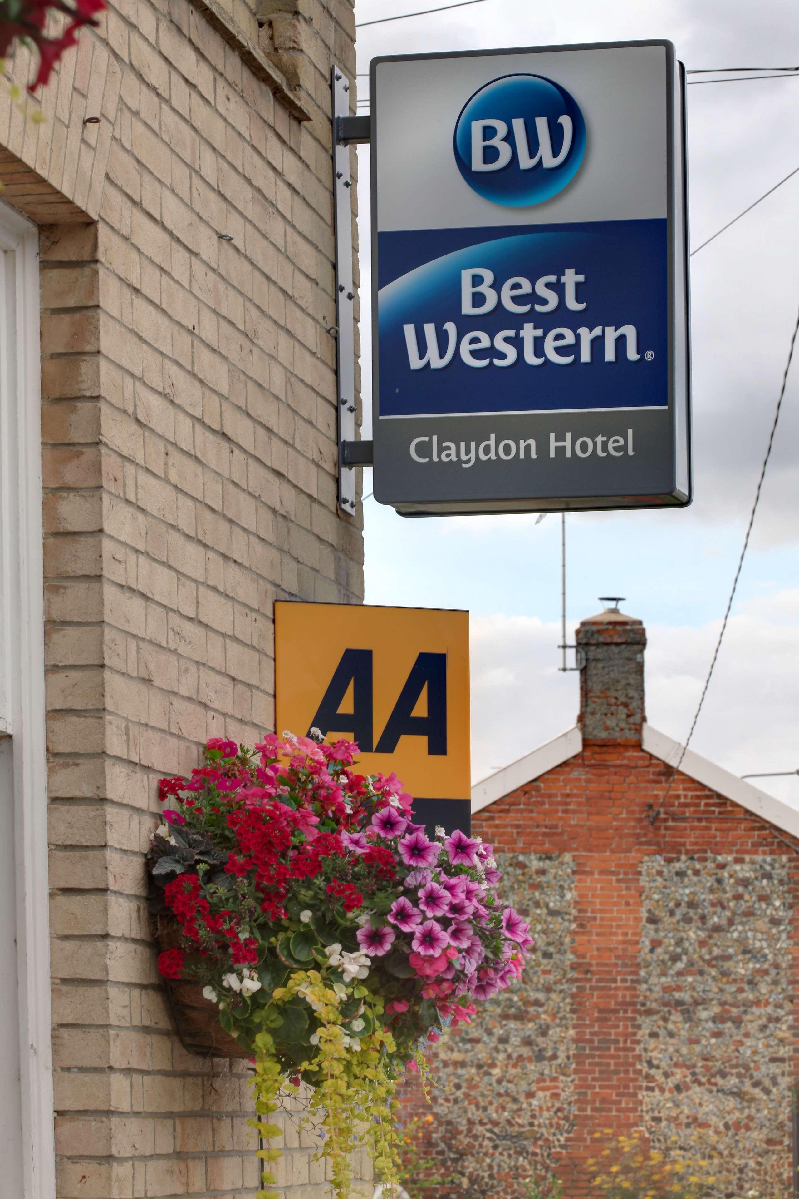 Best Western Claydon Hotel Exteriör bild